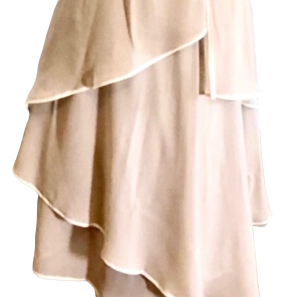 Runway $648 SILK XS Ivory BCBGMAXAZRIA Dress ‘Tasha’ Prom Wedding Evening - Picture 4 of 7